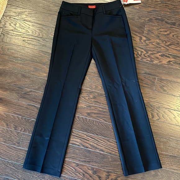 Elle Pants - NWT Elle Slim Boot Cut black dress pants. Size 6.